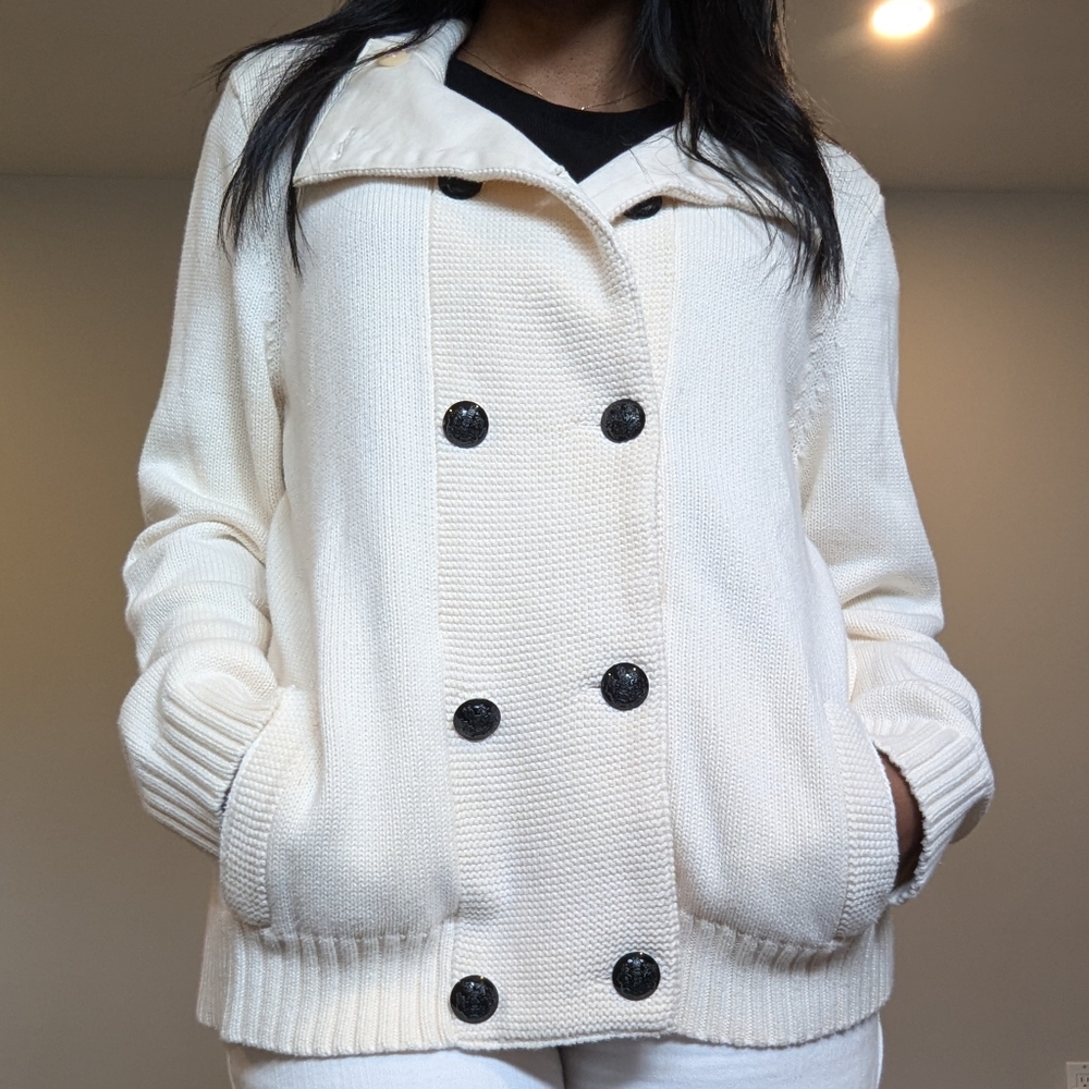 Ralph Lauren Button Up Knit Sweater